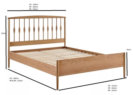 Limelight Juno Oak Bed Frame