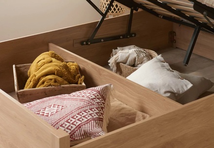 Birlea Croxley Rattan Ottoman Bed Frame