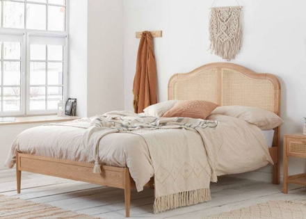 Birlea Leonie Rattan Bed Frame