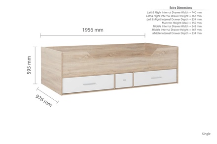 Birlea Camden Kids Wooden Cabin Bed