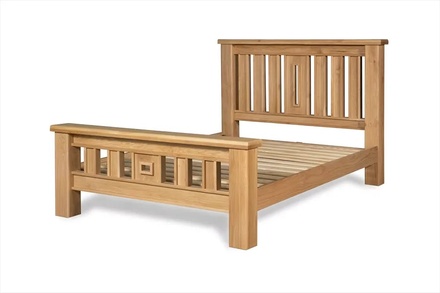 Honey B Sligo Oak Veneer Bed Frame