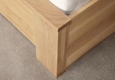 Emporia Charnwood Solid Oak Ottoman Bed Frame