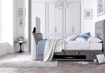 Kaydian Kirkley TV Ottoman Bed Frame