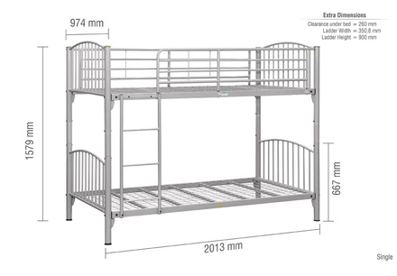 Deepsleep Empire High Foot End Bed Frame