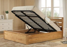 Emporia Modena Solid Oak Ottoman Bed Frame