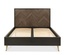 Bentley Sienna Fumed Oak and Peppercorn Bed Frame