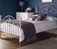 Bentley Elena Shiny Nickel Bed Frame