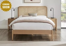 Limelight Giselle Rattan Oak Bed Frame