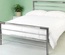 Bentley Urban Shiny Nickel and Black Nickel Bed Frame