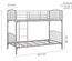 Birlea Corfu Metal Kids Bunk Bed Frame