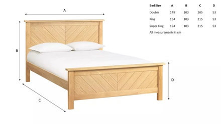 Limelight Kenji Oak Bed Frame