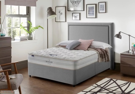 Silentnight Seoul Miracoil Memory Divan Bed