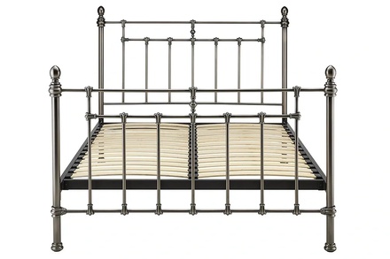 Limelight Faye Misty Black Nickel Bed Frame