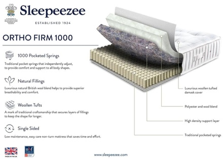 Sleepeezee Ortho Firm 1000 Mattress
