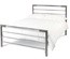 Bentley Urban Shiny Nickel and Black Nickel Bed Frame