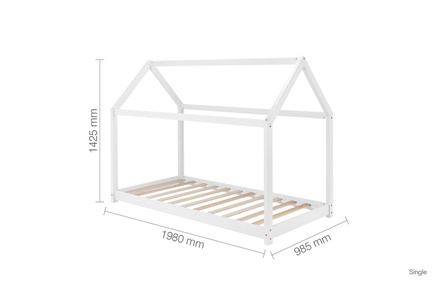 Birlea House Kids Wooden Bed Frame