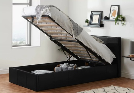 Birlea Berlin Faux Leather Ottoman Bed Frame