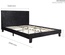 Birlea Berlin Fabric Bed Frame