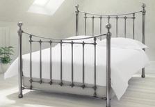 Bentley Isabelle Antique Nickel Bed Frame