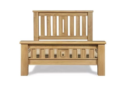 Honey B Sligo Oak Veneer Bed Frame