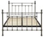 Limelight Faye Misty Black Nickel Bed Frame