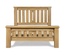 Honey B Sligo Oak Veneer Bed Frame