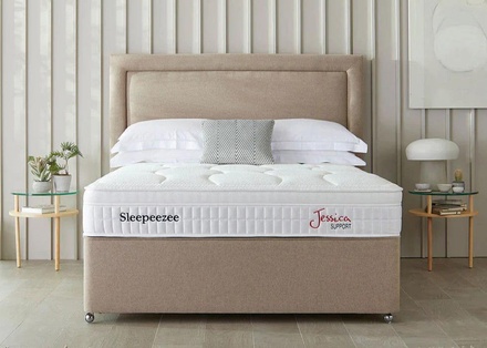 Sleepeezee Jessica Support Mattress + Premium Divan Bed