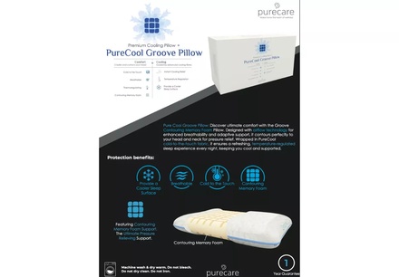Purecare PureCool Groove Pillow