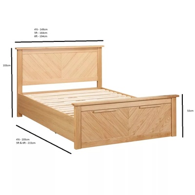 Deepsleep Empire High Foot End Bed Frame