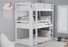 Birlea Tressa Wooden Kids Triple Bunk Bed