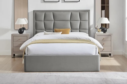 Limelight Carmen Ottoman Fabric Bed Frame