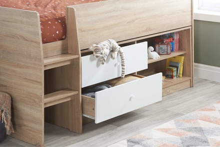 Birlea Leyton Kids Wooden Cabin Bed