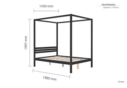 Deepsleep Empire High Foot End Bed Frame