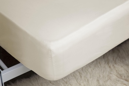 Egyptian Cotton 200 Thread Count 30cm Fitted Sheet
