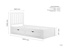 Birlea Appleby Wooden Storage Bed Frame