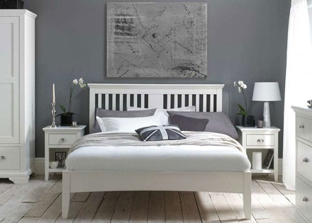 Bentley Hampstead White Bed Frame