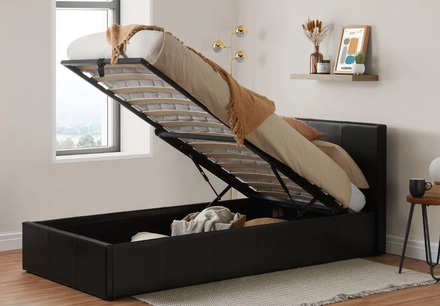 Birlea Berlin Faux Leather Ottoman Bed Frame