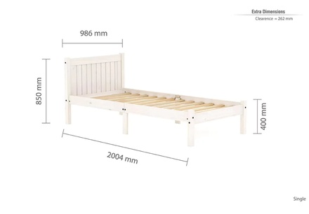 Deepsleep Empire High Foot End Bed Frame