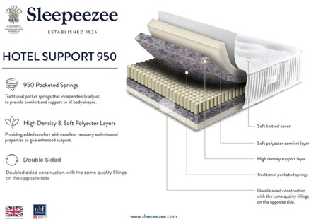 Sleepeezee Hotel Support 950 Mattress