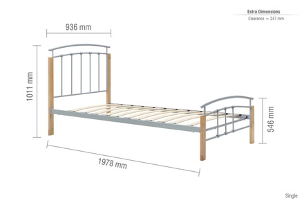 Deepsleep Empire High Foot End Bed Frame