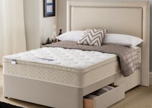 Silentnight Oslo Miracoil Memory Cushion Top Divan Bed