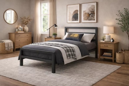 Time Living City Block Bed Frame