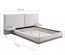 Birlea Como Fabric Bed Frame