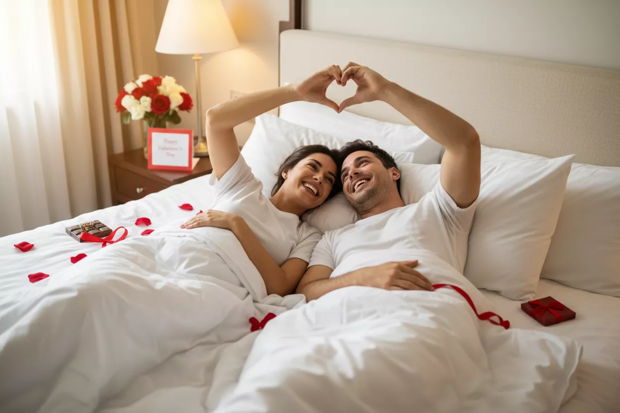 Beautifully styled bedroom with a cool and breathable mattress